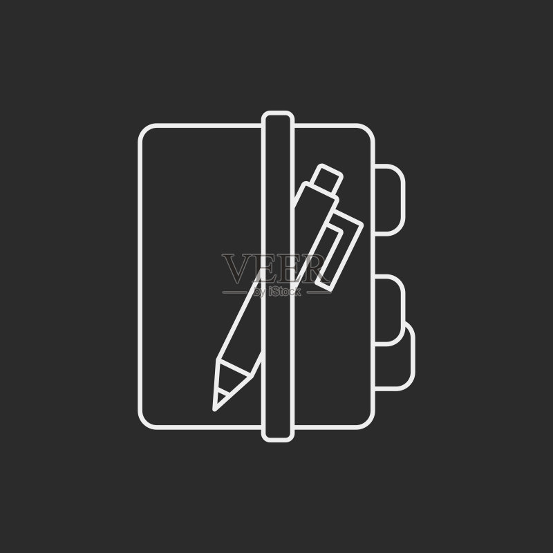 笔记线条图标图标素材