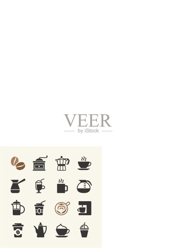 咖啡Web图标集图标素材