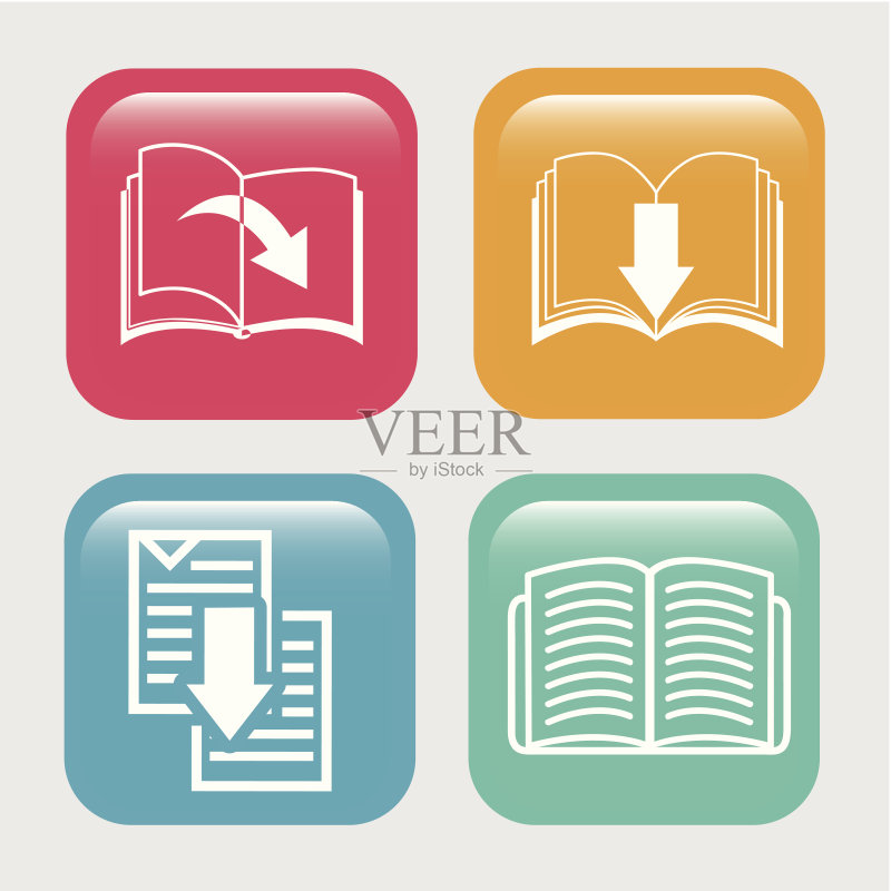 电子书图标图标素材