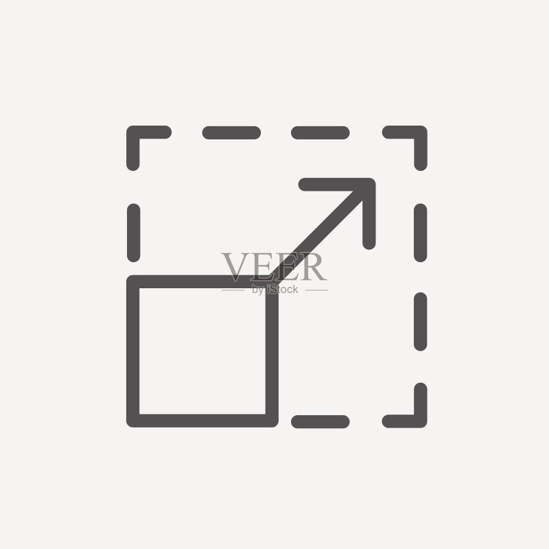手机代码细线图标图标素材
