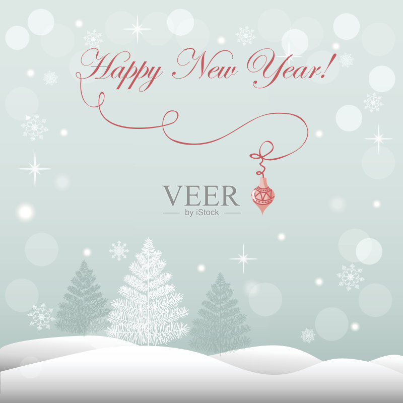 新年卡正版模板素材