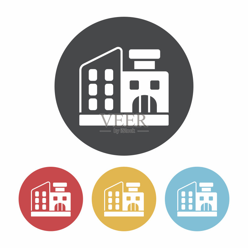 建筑图标图标素材