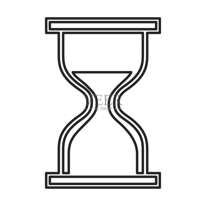 时间沙漏隔离图标图标素材