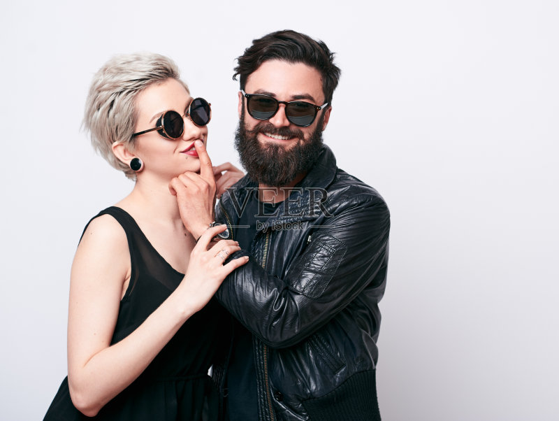 工作室里时髦的爱情概念正版图片素材