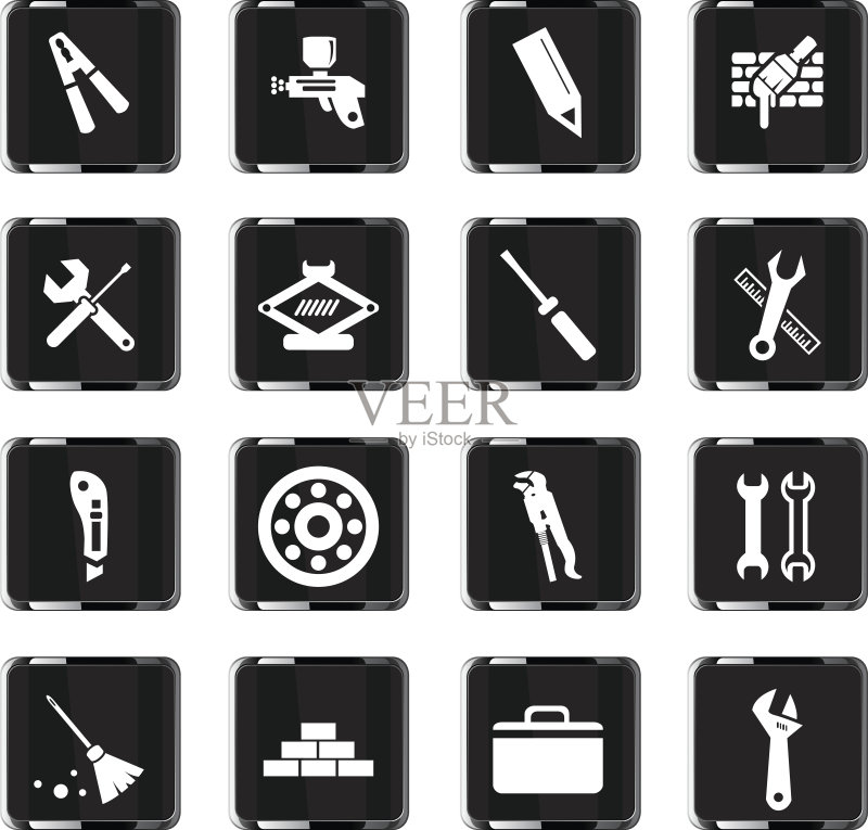 工作工具图标集图标素材