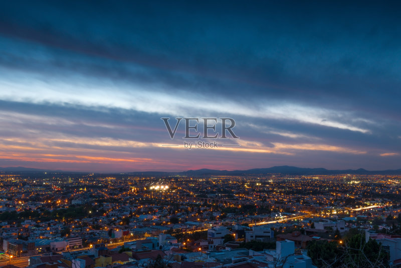 克雷塔罗城市景观正版图片素材