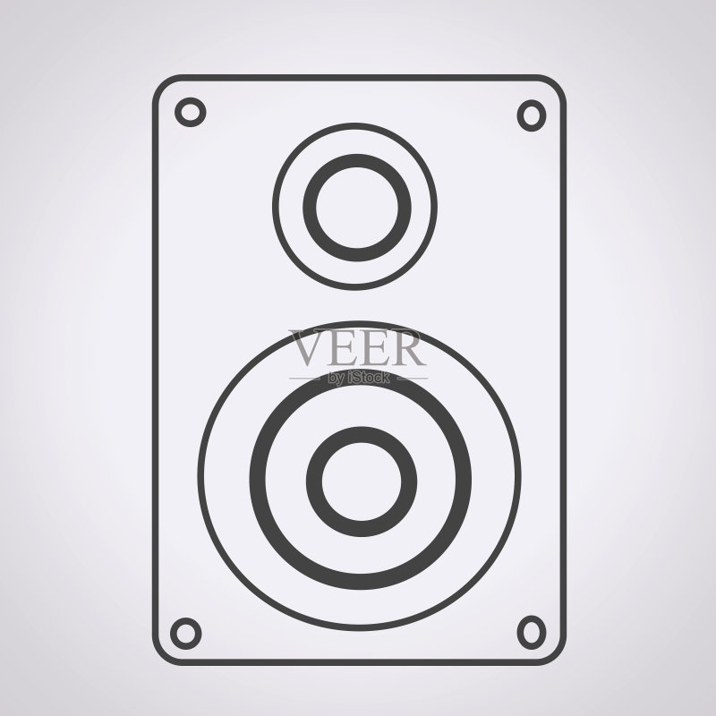 音频扬声器图标图标素材