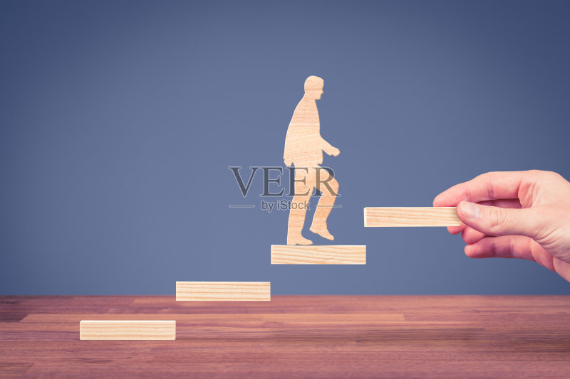 个人发展,职业发展和动力正版图片素材