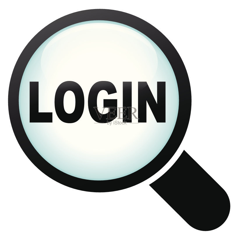 矢量登录图标图标素材