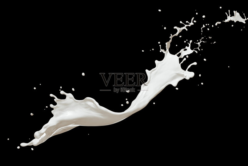 牛奶溅正版图片素材