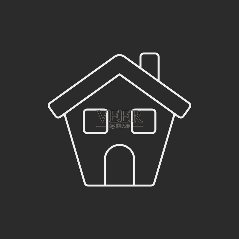 网页主页线性图标图标素材