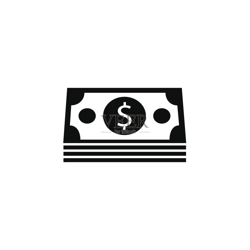 一捆硬币实体图标,金融业务图标素材