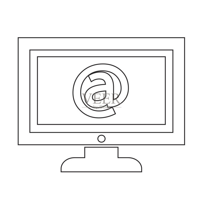 电视图标设计插图图标素材