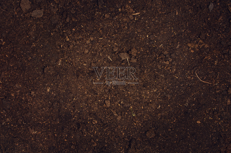 肥沃的花园土壤质地背景俯视图正版元素素材