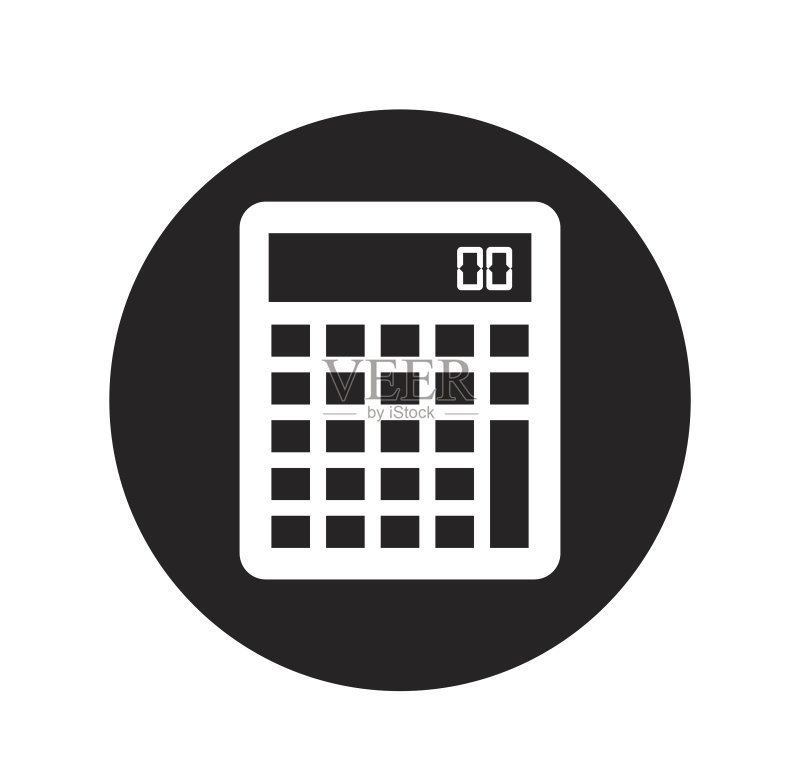 计算器数学孤立图标图标素材