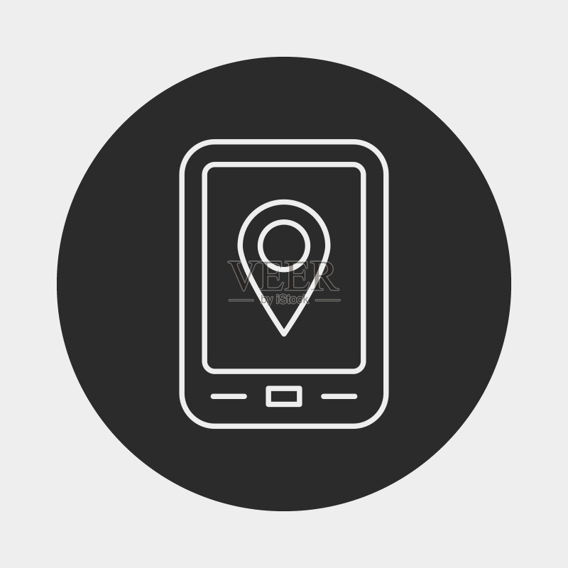 手机线条图标图标素材