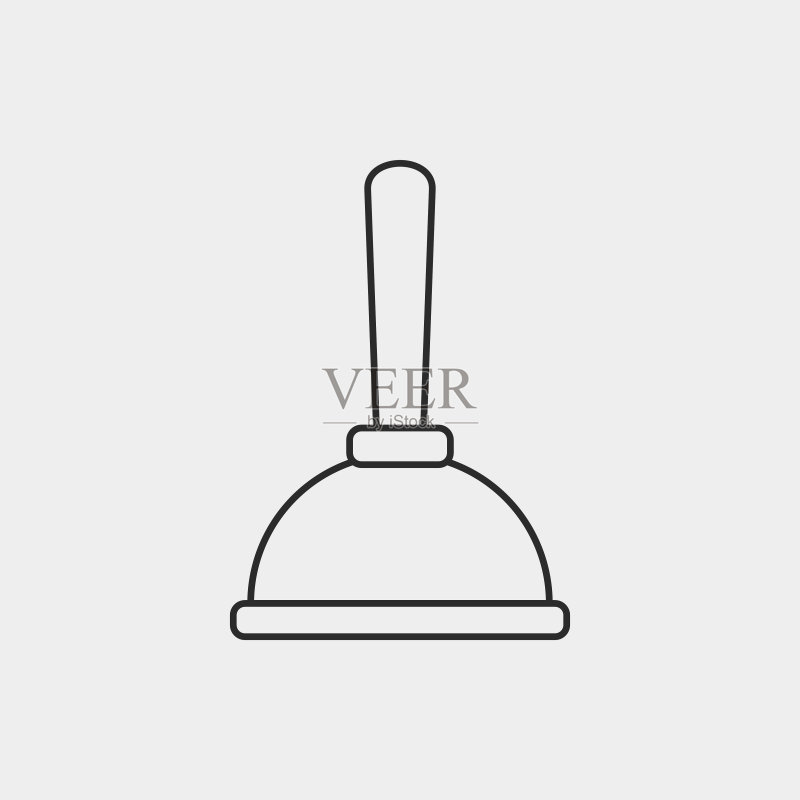 疏通器线性图标图标素材