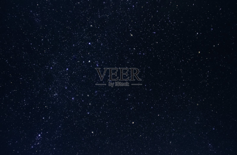夜晚星星的天空-背景正版插画素材