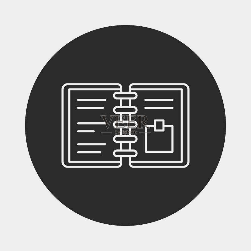 笔记线条图标图标素材