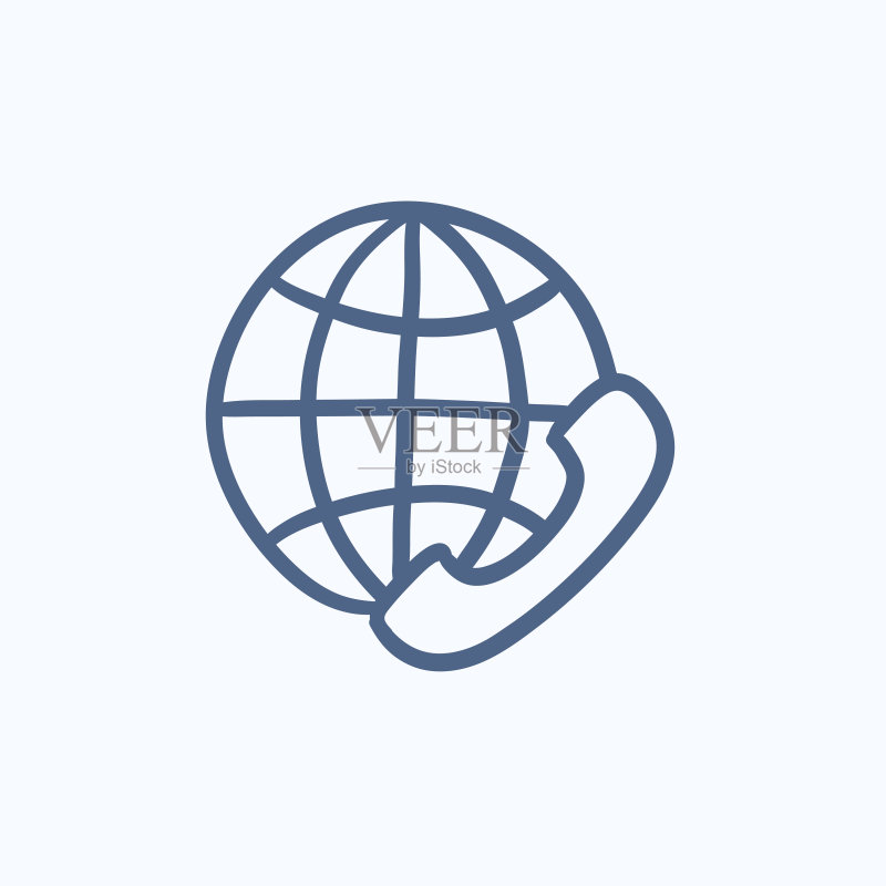 全球通信草图图标图标素材