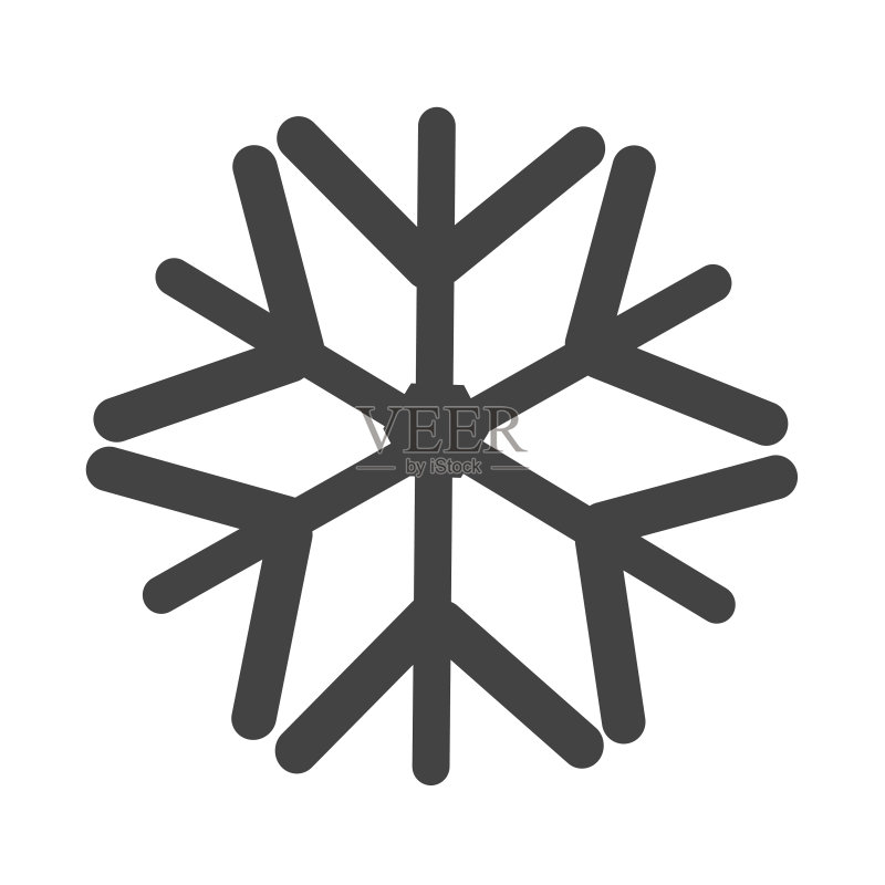 雪花图标图标素材