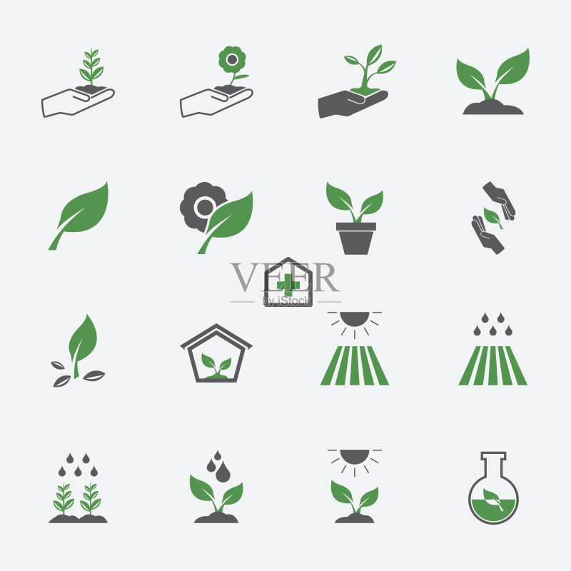 植物图标集图标素材
