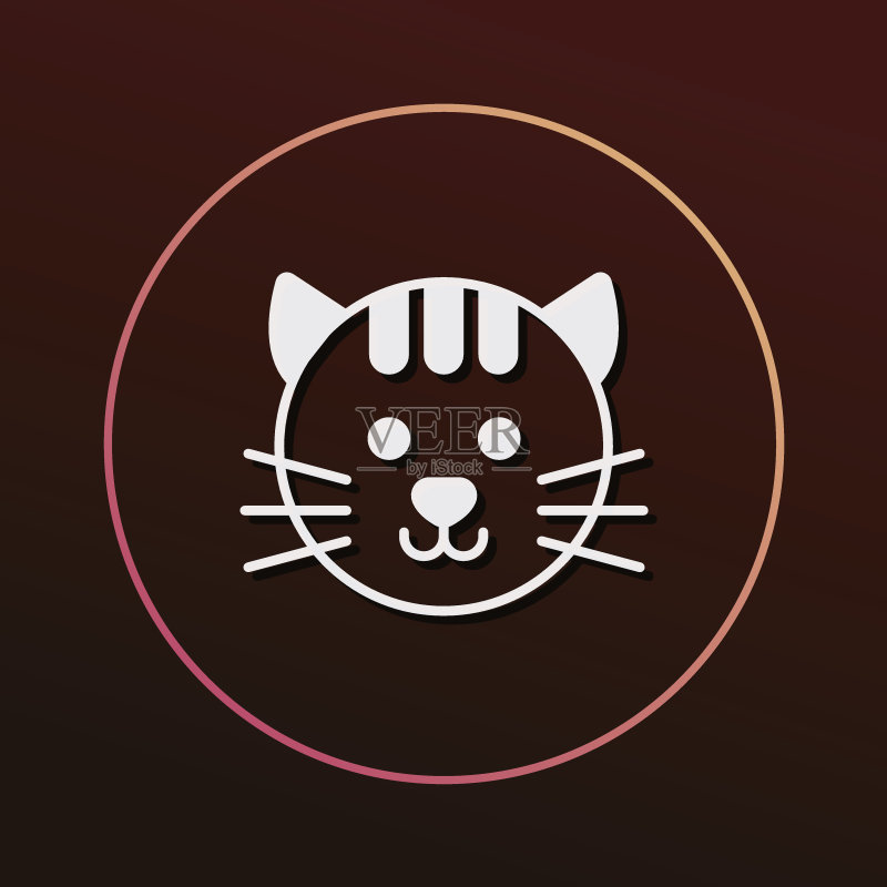 宠物猫图标图标素材