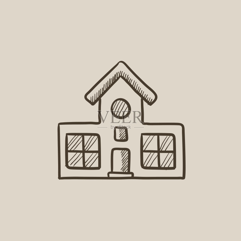 建筑草图图标图标素材
