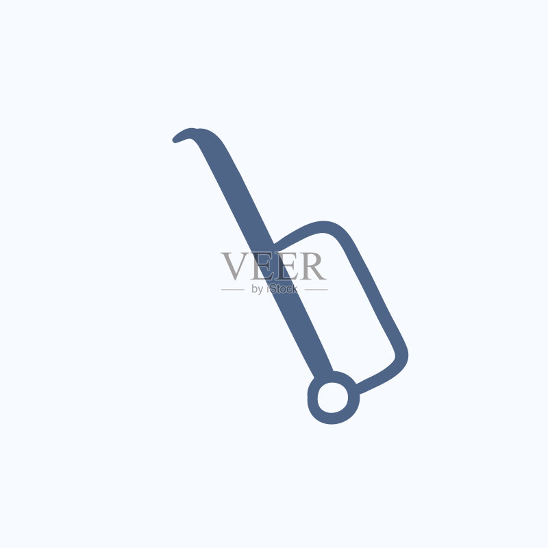 手提箱素描图标图标素材