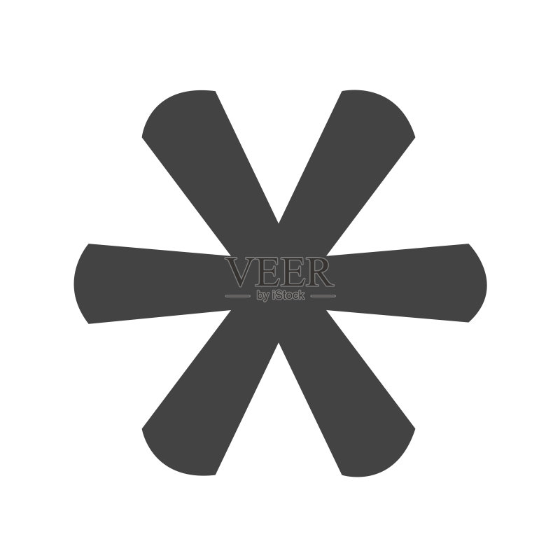 星号脚注符号图标图标素材