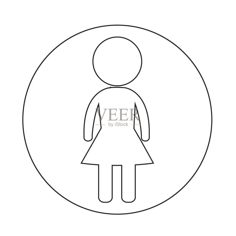 女孩图标图标素材