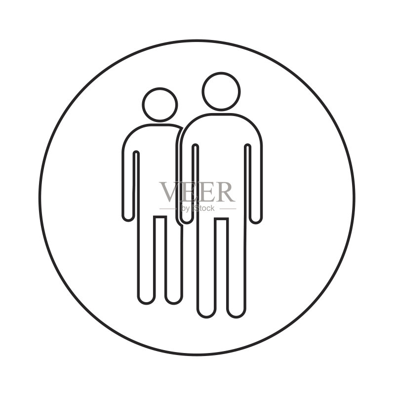 男人图标插画设计图标素材