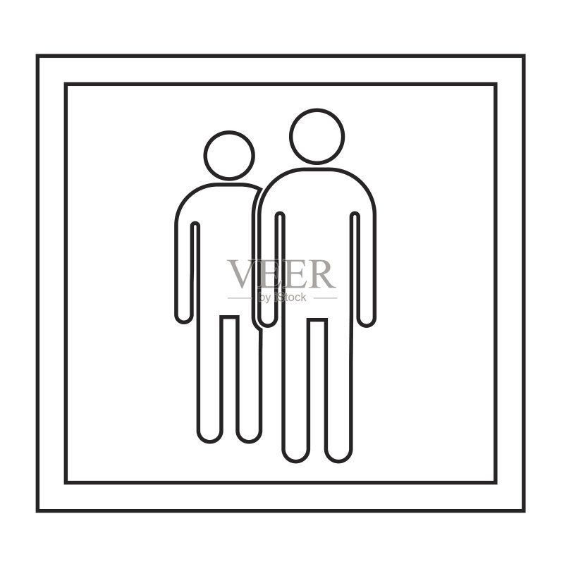 男人图标插画设计图标素材