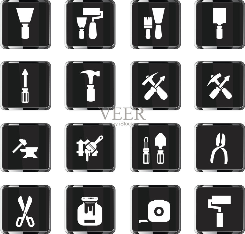 工作工具图标集图标素材