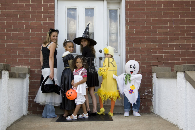 万圣节不给糖就捣蛋正版图片素材