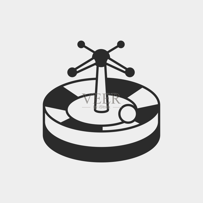 赌场轮盘赌图标图标素材