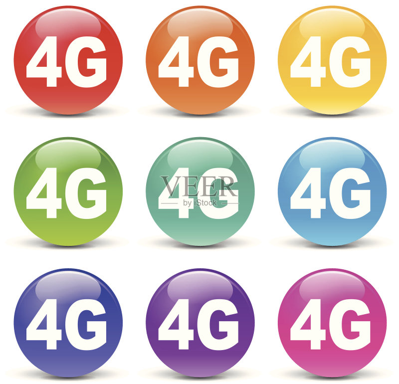 4G图标矢量素材图标素材