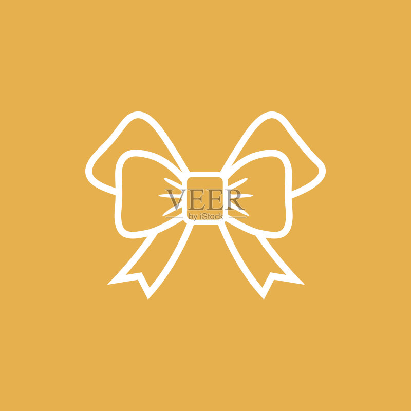 节日蝴蝶结图标图标素材