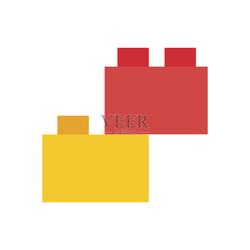 玩具积木结构图标图标素材