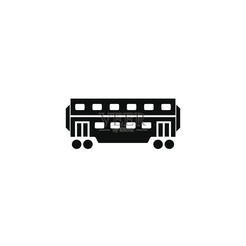 铁路车厢实体图标,导航图标素材