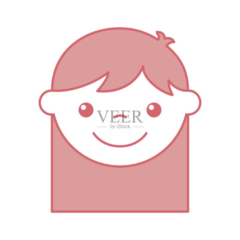 可爱的女孩角色图标图标素材
