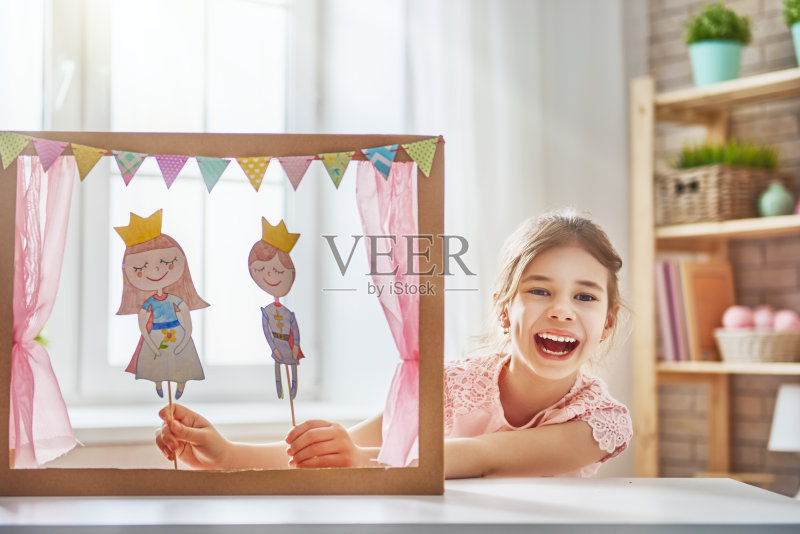 在木偶剧院的表演正版图片素材