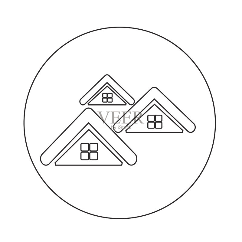 房地产房屋图标图标素材