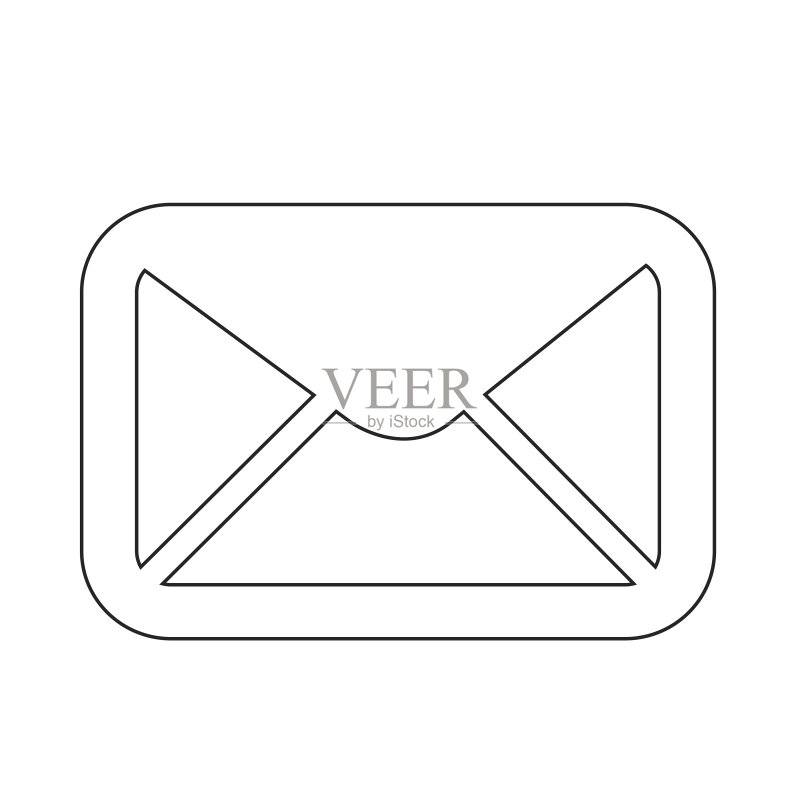 信封图标插图设计图标素材