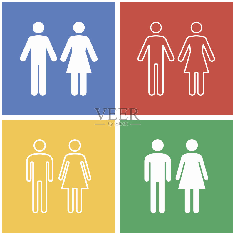 男女洗手间图标图标素材