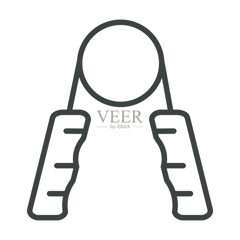 握力器矢量图标图标素材