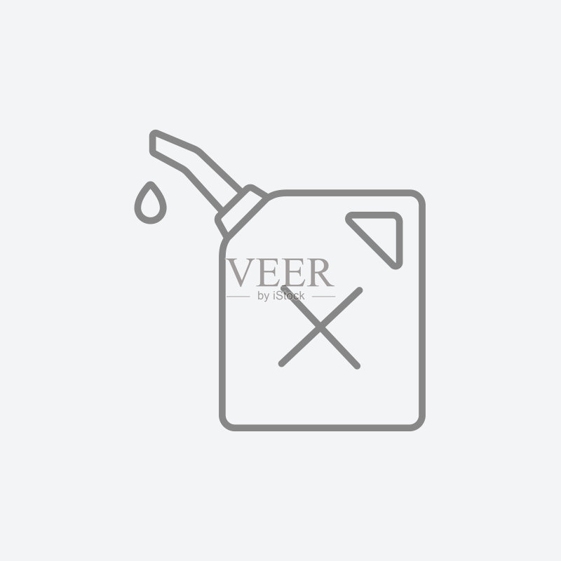 煤气罐线条图标图标素材