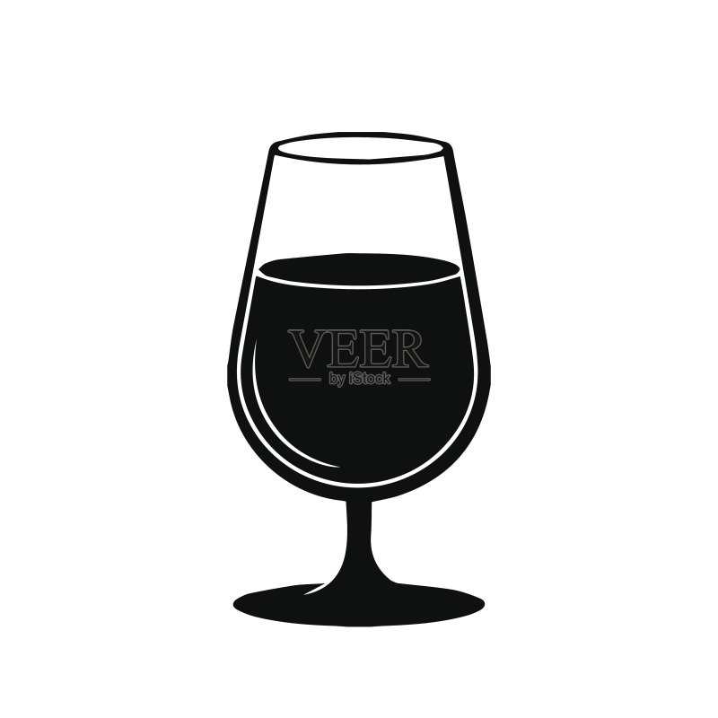 啤酒杯矢量图标图标素材