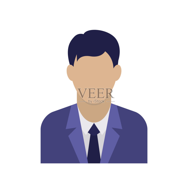 商人扁平风格图标图标素材