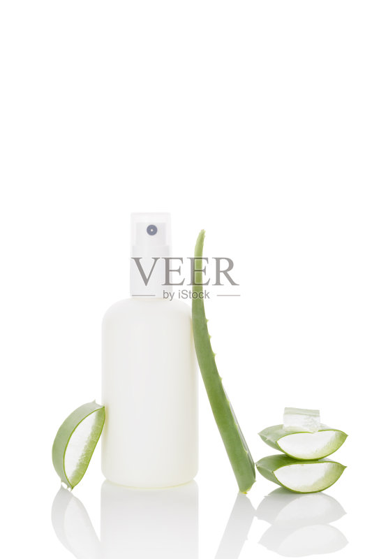 芦荟皮肤护理。正版图片素材